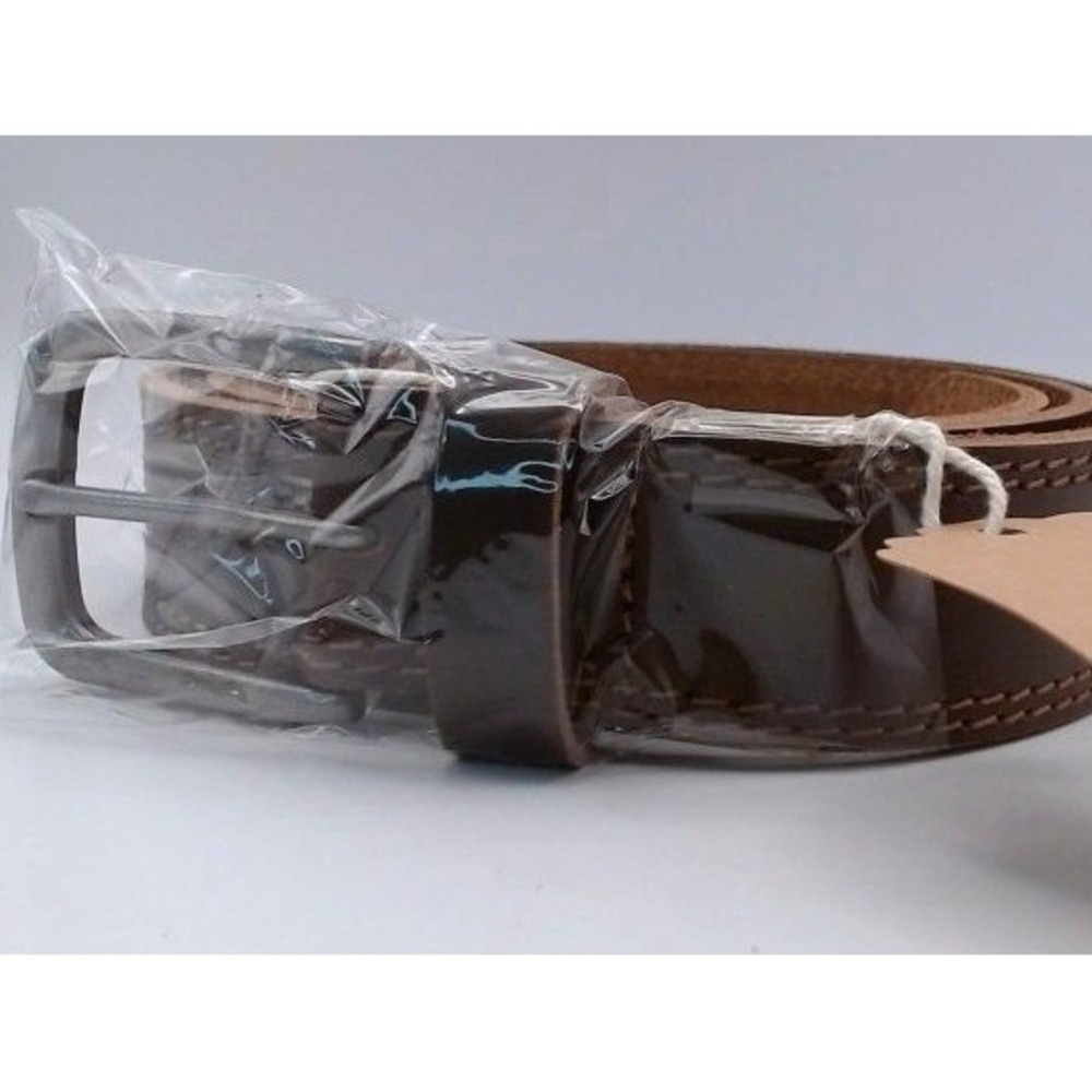 Vatan - Men's Genuine Leather Belt, Brown, BRAND NEW IN BOX
